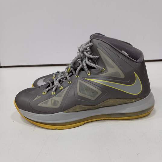 Nike Men's Gray Sneakers Size 9.5 image number 3