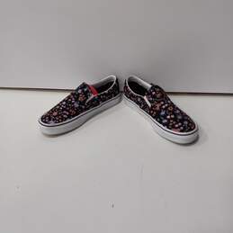 Vans Classic Floral Slip On Sneakers Size M7.5 W9 alternative image