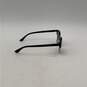 Zara Mens Black Half Rim UV Protection Square Sunglasses with Case image number 4