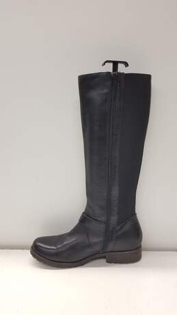 Kenneth Cole Leather Jenny Knee High Boots Black 9.5 alternative image
