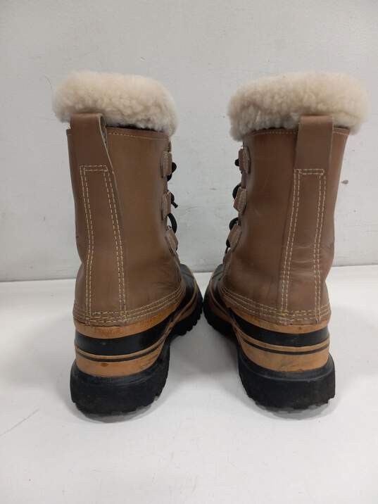 Sorel Caribou Made in Canada Snow Boots Size 5 image number 2