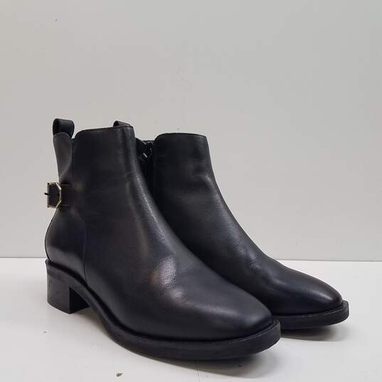 Cole Haan Hampshire Leather Buckle Bootie Black 6