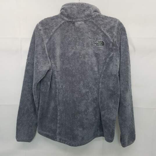 The North Face Womens Gray Polyester Zip Up Jacket Size S image number 2