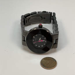 Designer Betsey Johnson BJ00402-03 Black Strap Round Dial Analog Wristwatch alternative image