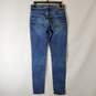 Express Women Dark Wash Mid-Rise Skinny Jeans NWT sz 0R image number 2