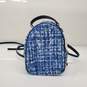 Kate Spade Briar Lane Blue Multi Quilted Tweed Mini Convertible Backpack NWT image number 1