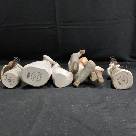 7pc Willow Tree Wooden Figure Bundle image number 6