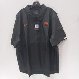 Men's Nike Dark Grey Short Sleeve Rain Jacket Size 3XL NWT