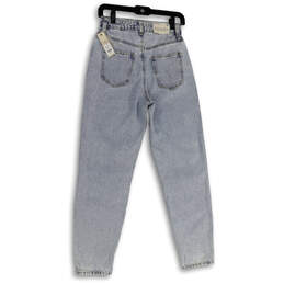 NWT Womens Blue Light Wash 5 Pocket Design Skinny Leg Jeans Size 25 alternative image