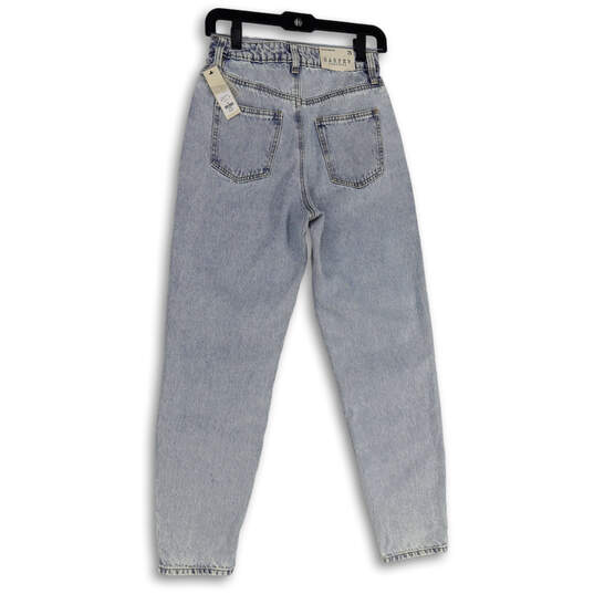 NWT Womens Blue Light Wash 5 Pocket Design Skinny Leg Jeans Size 25 image number 2