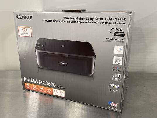Pixma MG3620 Black All In One Wireless Print Copy Scan & Cloud Link Printer image number 1