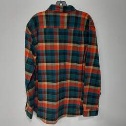Carhartt Men's Plaid Blue/Red/Yellow Button Up Size L alternative image