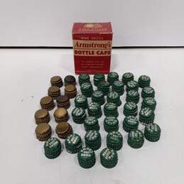 Vintage Armstrong Bottle Caps IOB