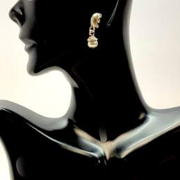 Designer Brighton Silver-Tone Beaded Essex Post Dangle Drop Earrings alternative image
