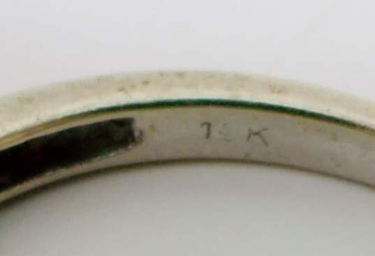 10K White Gold 0.19 CTTW Diamond Ring 1.9g image number 5