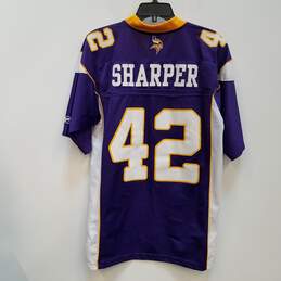 Mens Purple Minnesota Vikings Darren Sharper #42 Football NFL Jersey Size M alternative image