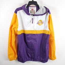 Mitchell & Ness Men Gold/Purple LA Laker Jacket L
