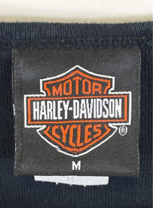 Harley Davidson Black Long Sleeve - Size Medium image number 3