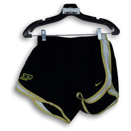 Womens Black Elastic Waist Pull-On Dri-Fit Trim Athletic Shorts Size Small alternative image