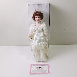 Vintage JPT America Ltd. Katherine, The Gibson Bride, Porcelain Doll IOB