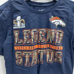 Nike Denver Broncos Super Bowl 50 Champions Men's T-Shirt Size M alternative image