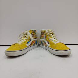 Vans Men's The Simpsons Yellow Suede  High Top Shoes Size 10 alternative image