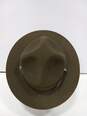 GREEN VINTAGE MARINE CORP HAT WITH STRAP SIZE 7 5/8 image number 2