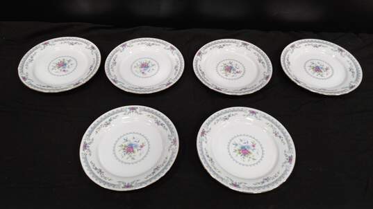 Bundle of 6 Wedgewood Rosedale Ceramic Plates image number 1