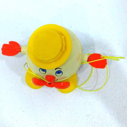 Vintage Fisher Price Toy Lot Teaching Clock, Blue Bird & Humpty Dumpty Pull Toy image number 12