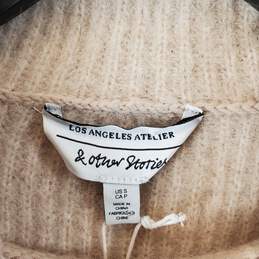 Los Angeles Atelier Women Tan Sweater Sz S Nwt alternative image