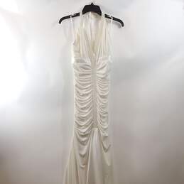 Jessica McClintock Women White Dress Sz 4P NWT