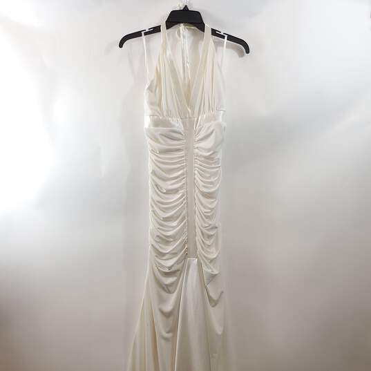 Jessica McClintock Women White Dress Sz 4P NWT image number 1