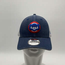 NWT Mens Blue Chicago Cub Adjustable Snapback Hat One Size Fits Most