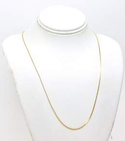 14K Yellow Gold Chain Linked Necklace 1.2g