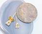 14K Yellow Gold 0.35 CTTW Round Diamond Stud Earrings 0.7g image number 4