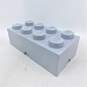 LEGO Brand 8-Stud Plastic Gray Storage Container image number 1