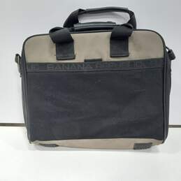 Vintage (1989) Banana Republic Briefcase Style Laptop Messenger Bag