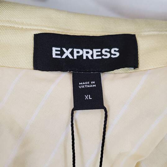 Express Women Yellow Blazer NWT sz XL image number 5