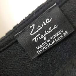 Zara Women Black Midi Knit Sweater Dress Sz M alternative image