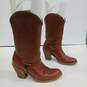 Laredo Women's Brown Leather Western Style Boots Size 7 image number 1