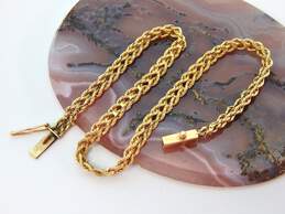 14K Yellow Gold Braided Chain Bracelet 3.3g