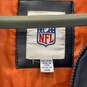 Mens Blue Orange Chicago Bears Long Sleeve Full Zip Football Jacket Sz XXL image number 5