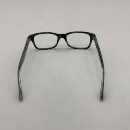 Womens RY 1531 3701 Brown Blue Full Rim Plastic Frame Rectangle Eyeglasses alternative image