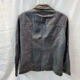 Wilsons Leather Thinsulate Black Full Zip Leather Jacket Size S alternative image
