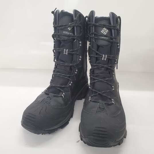Columbia Bugaboot III Black Snow Winter Boot Men's Size 14 image number 2