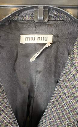 MIU MIU Multicolor Trench Coat - Size 40 (US 4) alternative image