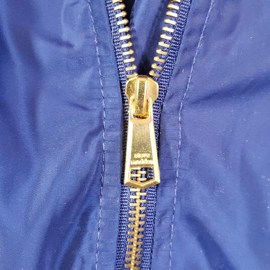 Women Long Sleeve Belt Waist Full-Zip Parka Jacket Size Medium image number 3