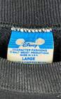 Disney Mens Black Mickey Mouse Long Sleeve Pullover Sweatshirt Size Large image number 3