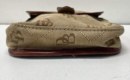 Dooney & Bourke DB Signature Canvas Pouch Crossbody Bag image number 4