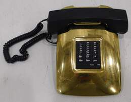Vintage U.S. Tron Pro Line Gold Landline Phone Push Button Telephone
